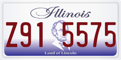 IL license plate Z915575