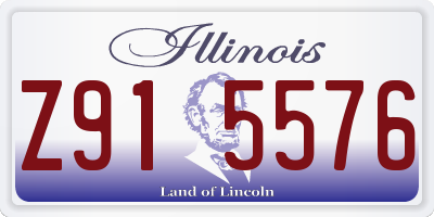 IL license plate Z915576
