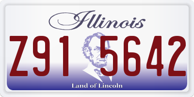 IL license plate Z915642