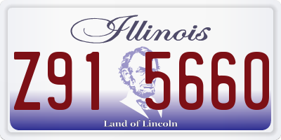 IL license plate Z915660