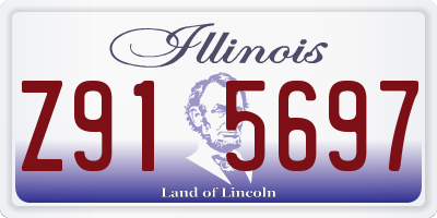 IL license plate Z915697