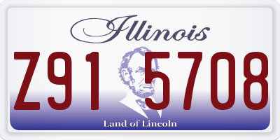 IL license plate Z915708