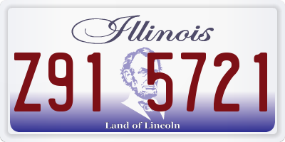IL license plate Z915721
