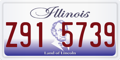 IL license plate Z915739