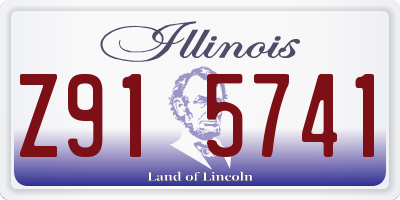 IL license plate Z915741
