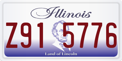 IL license plate Z915776