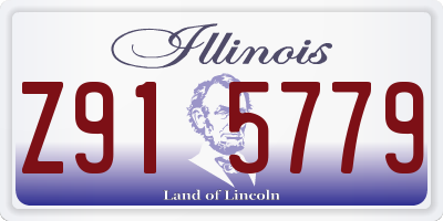 IL license plate Z915779