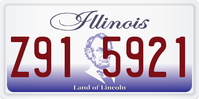 IL license plate Z915921