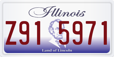 IL license plate Z915971