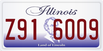 IL license plate Z916009