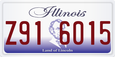 IL license plate Z916015