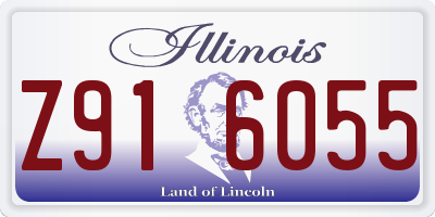 IL license plate Z916055