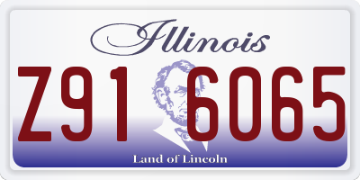 IL license plate Z916065