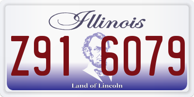 IL license plate Z916079