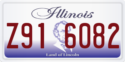 IL license plate Z916082