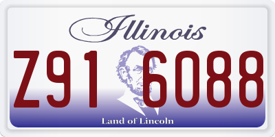IL license plate Z916088