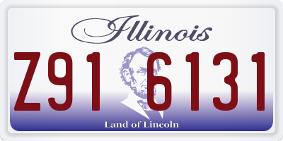 IL license plate Z916131