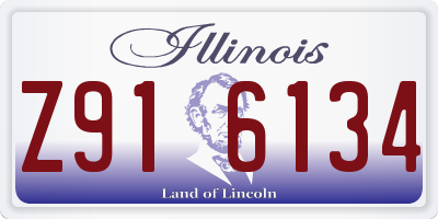 IL license plate Z916134