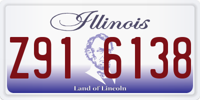 IL license plate Z916138