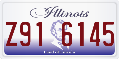 IL license plate Z916145