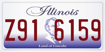 IL license plate Z916159