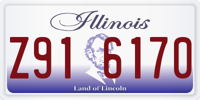 IL license plate Z916170