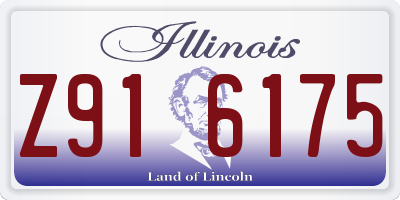 IL license plate Z916175