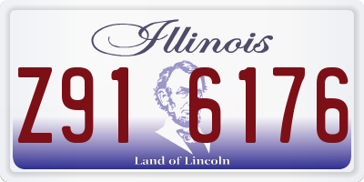 IL license plate Z916176