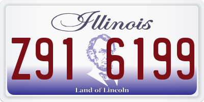 IL license plate Z916199