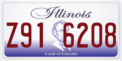 IL license plate Z916208