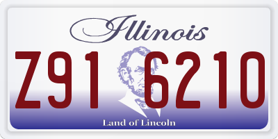 IL license plate Z916210