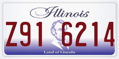 IL license plate Z916214
