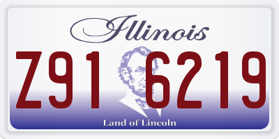 IL license plate Z916219