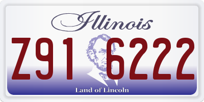 IL license plate Z916222