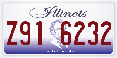 IL license plate Z916232