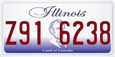 IL license plate Z916238