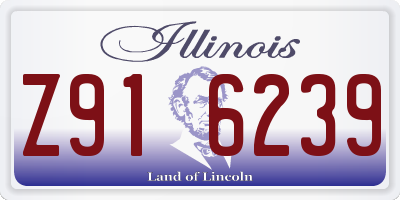 IL license plate Z916239