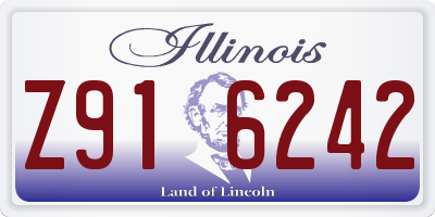 IL license plate Z916242
