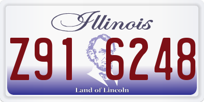 IL license plate Z916248