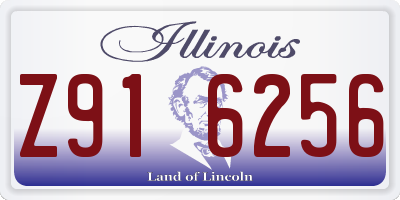 IL license plate Z916256