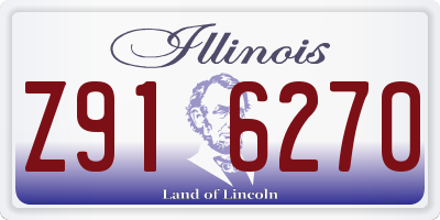 IL license plate Z916270