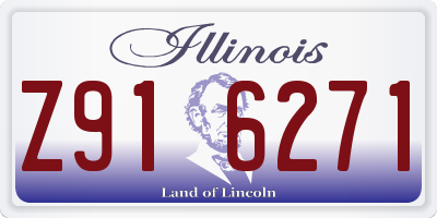 IL license plate Z916271