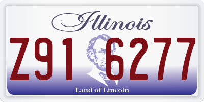 IL license plate Z916277