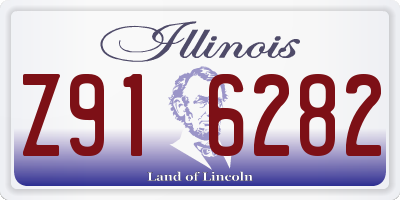 IL license plate Z916282