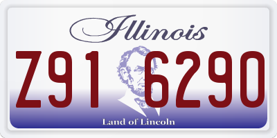 IL license plate Z916290