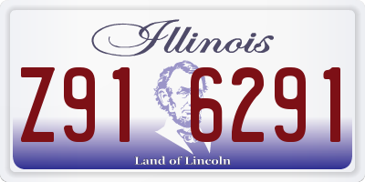 IL license plate Z916291