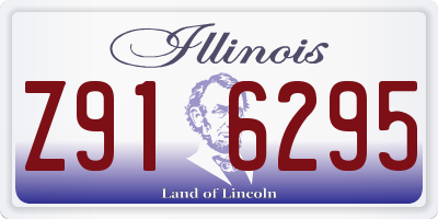 IL license plate Z916295
