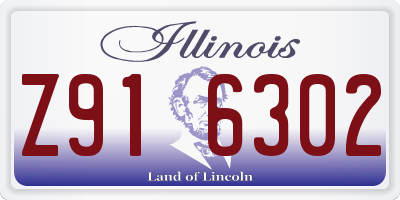 IL license plate Z916302