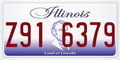 IL license plate Z916379
