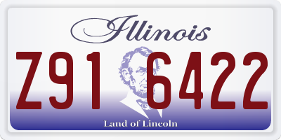 IL license plate Z916422